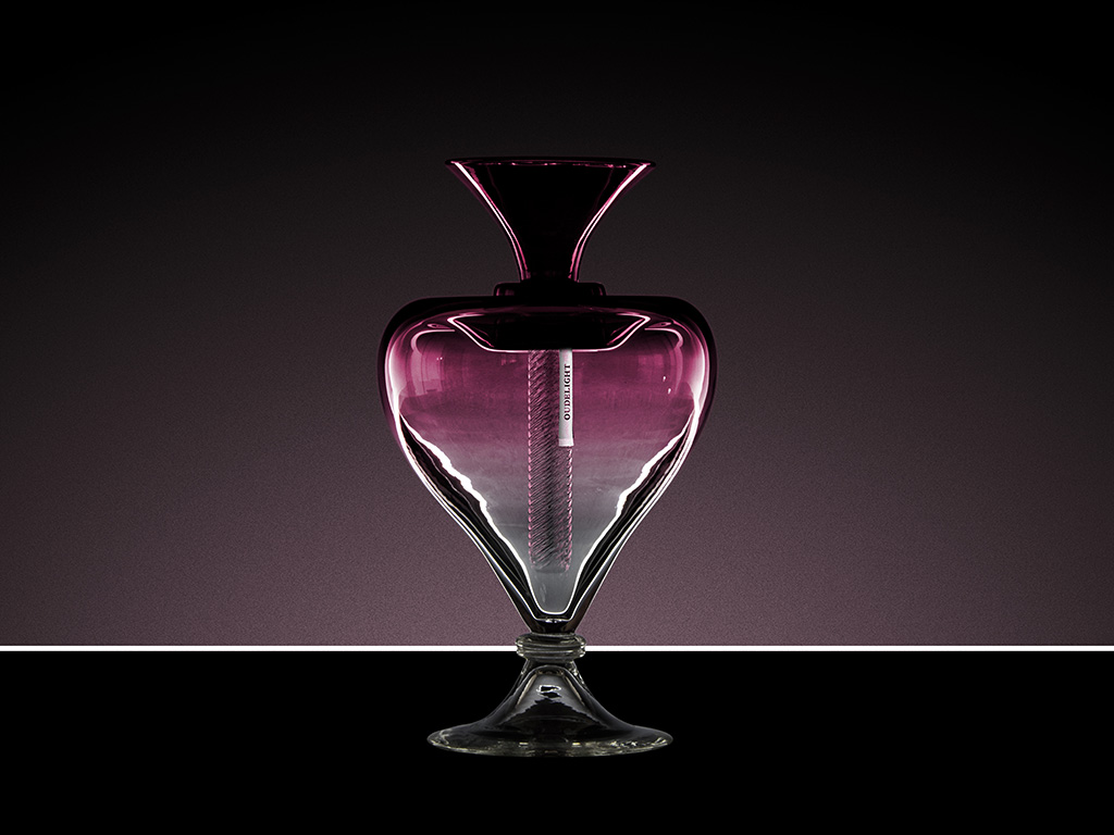 vaso design vetro