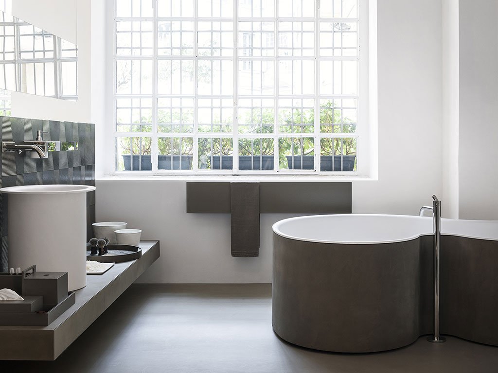 nellimmagine collezione drop design benedini associati per agape agapedesignit bagno design