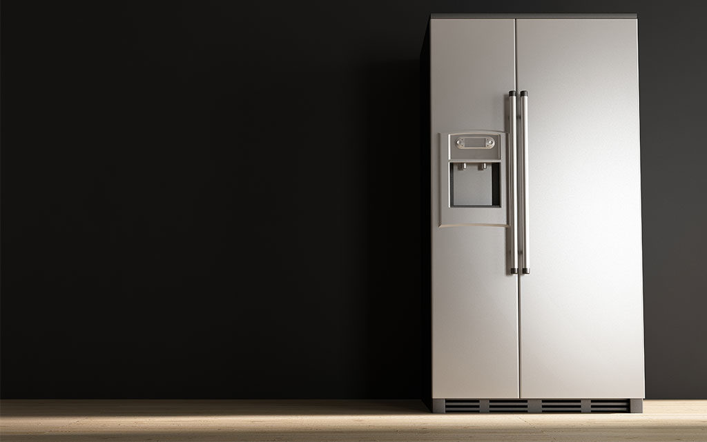 frigorifero doppia porta acciaio satinato