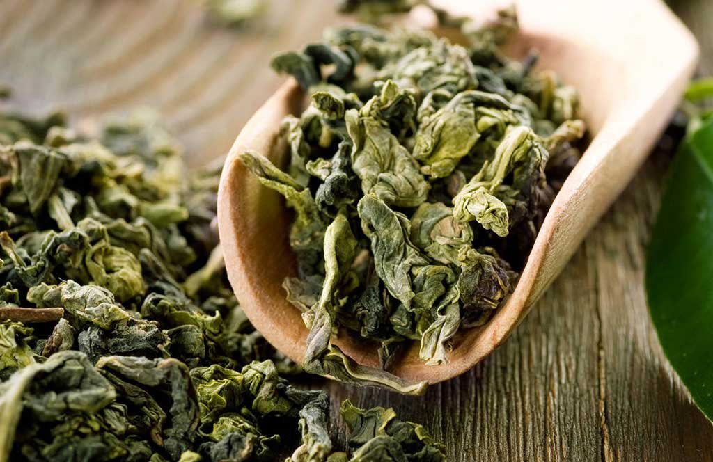 te verde foglie contro gli odori lettiera