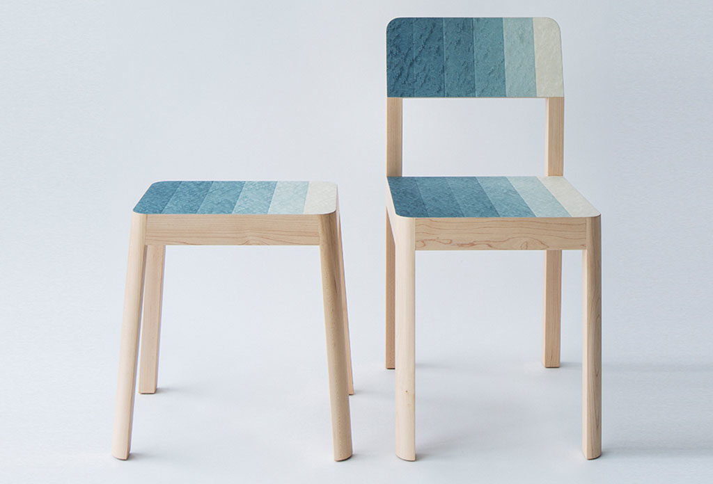 sedia e sgabello legno colori 