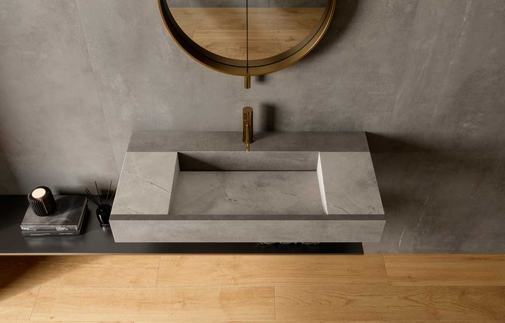 lavabo rettangolare marmo