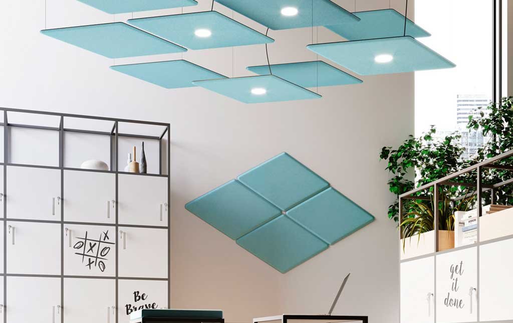 Lampade fonoassorbenti - illuminare e togliere i rumori | La casa in ordine